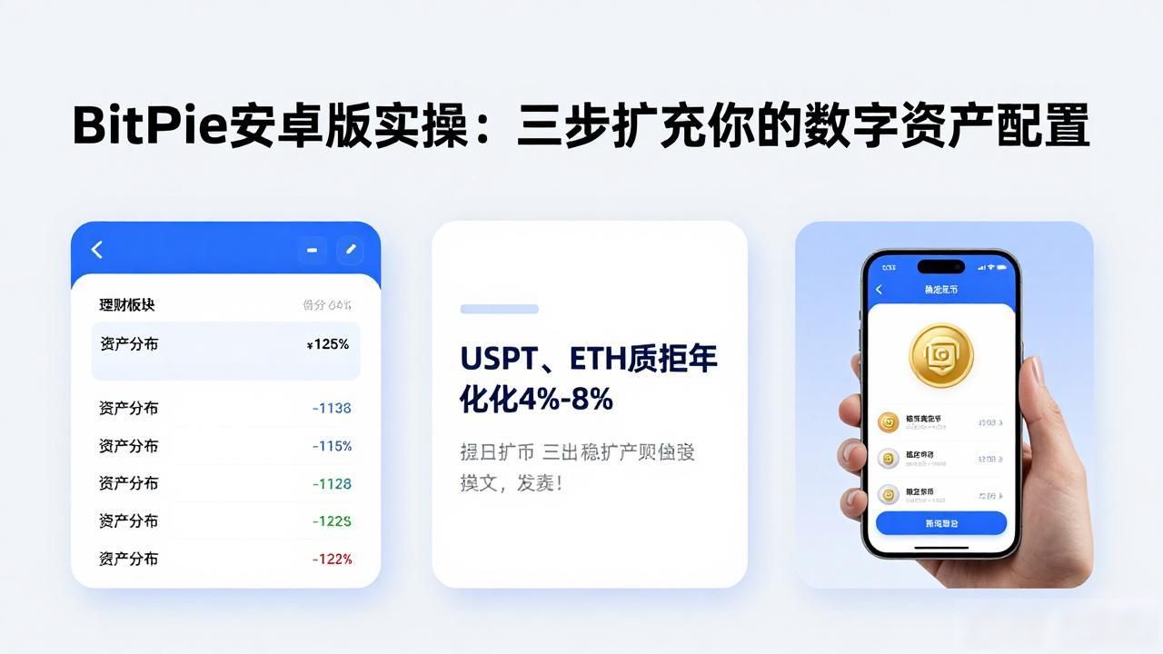 BitPie安卓版实操：三步扩充你的数字资产配置