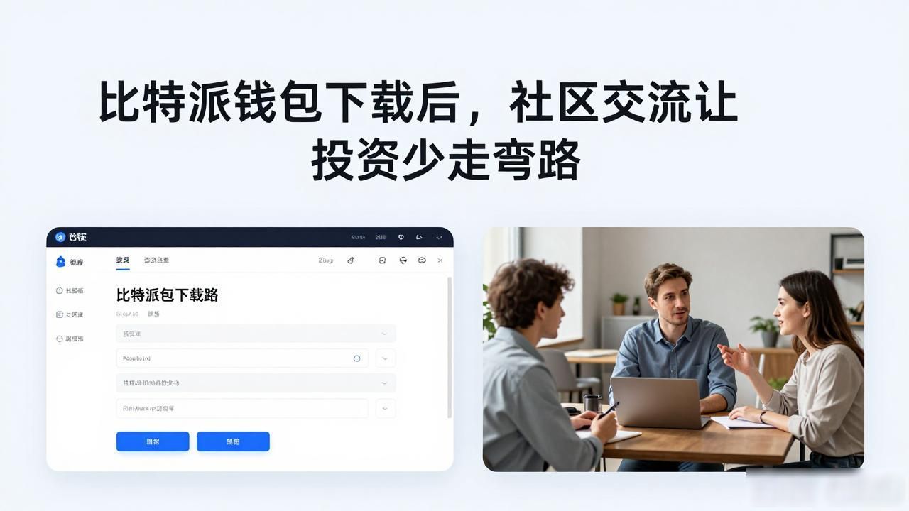 比特派钱包下载后，社区交流让投资少走弯路