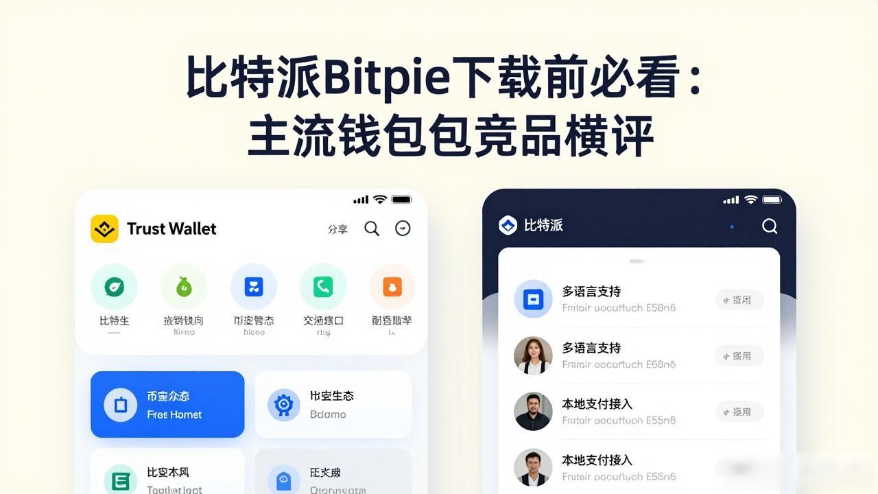 比特派Bitpie下载前必看：主流钱包竞品横评
