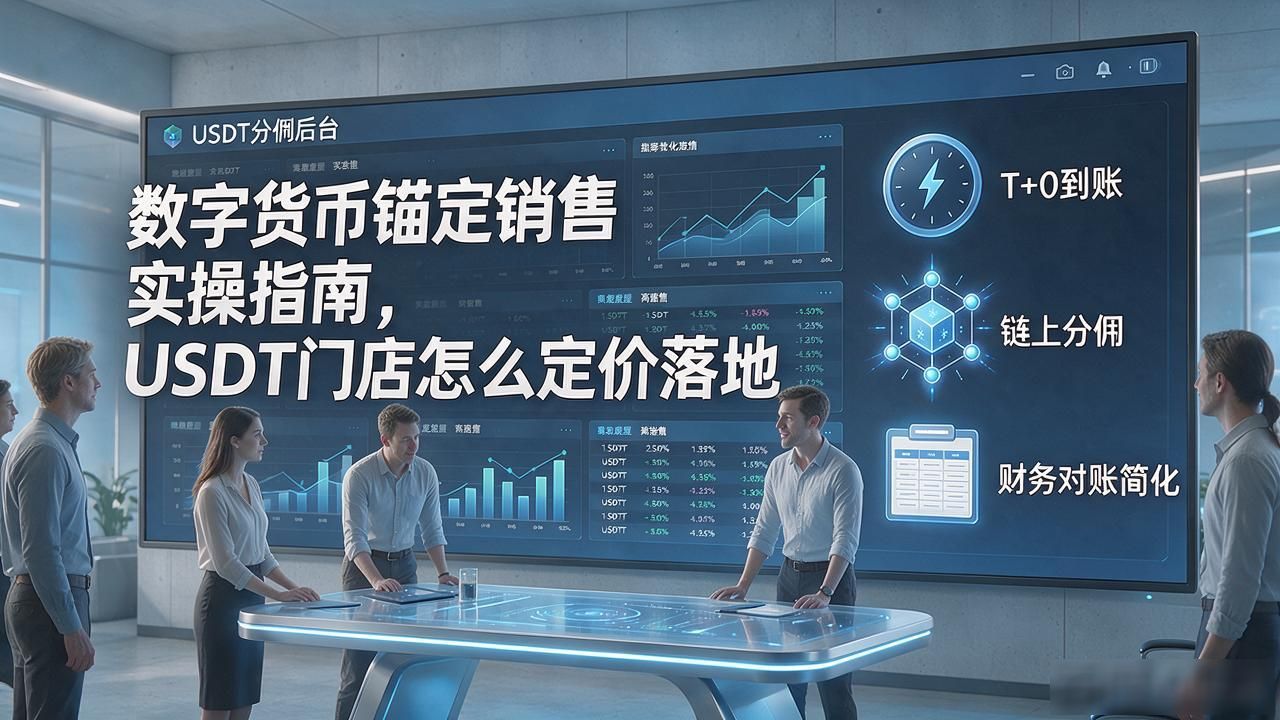 数字货币锚定销售实操指南，USDT门店怎么定价落地