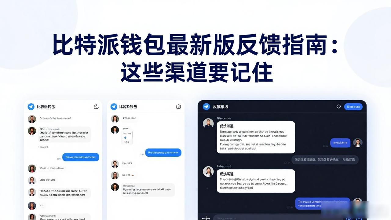 比特派钱包最新版反馈指南：这些渠道要记住
