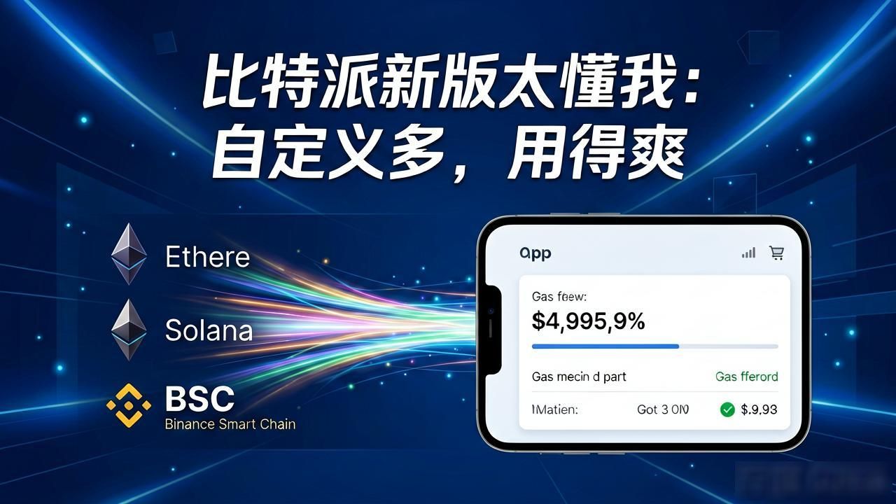比特派新版太懂我：自定义多，用得爽