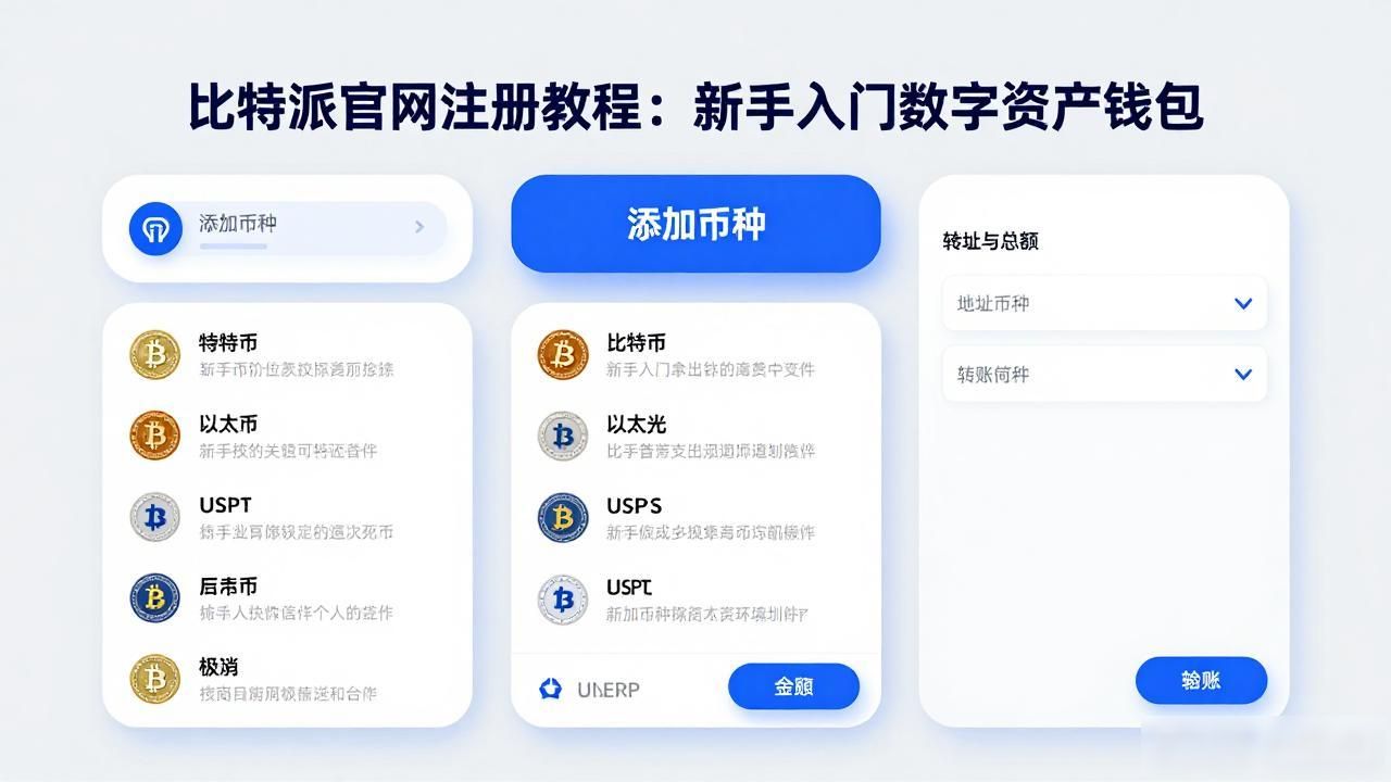 比特派官网注册教程：新手入门数字资产钱包