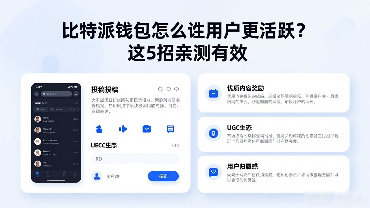 比特派钱包怎么让用户更活跃？这5招亲测有效
