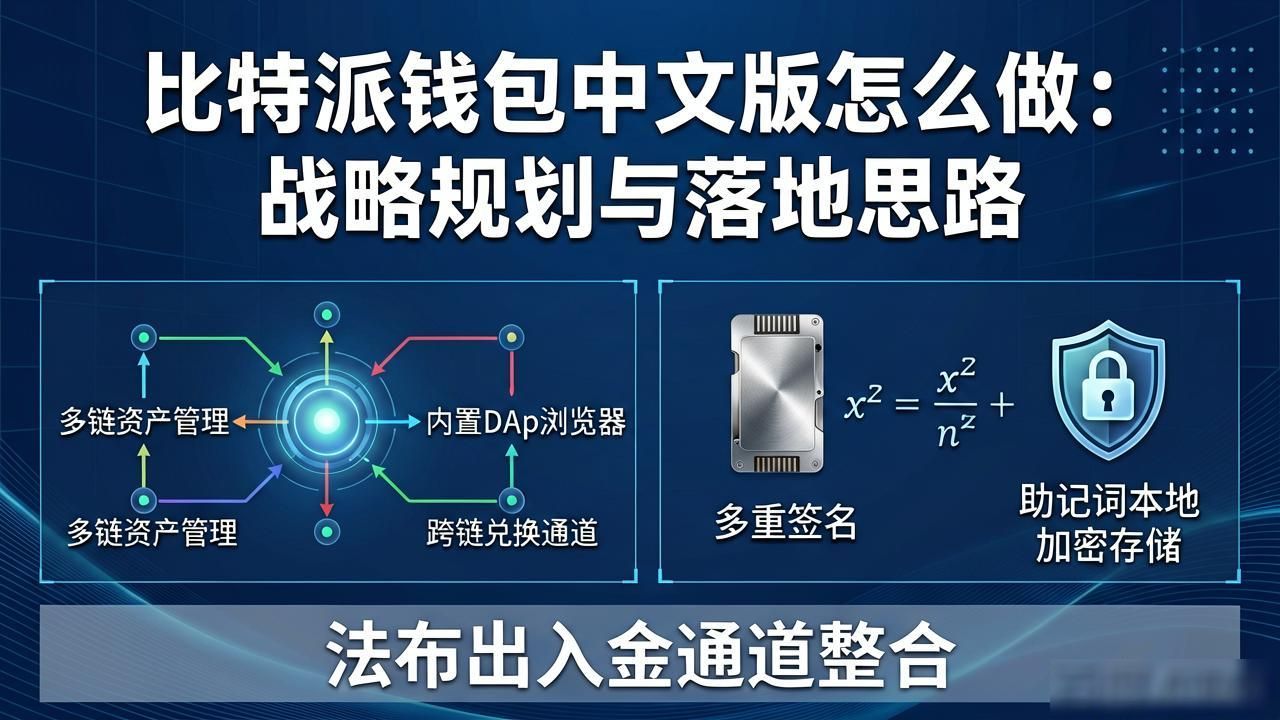 比特派钱包中文版怎么做：战略规划与落地思路