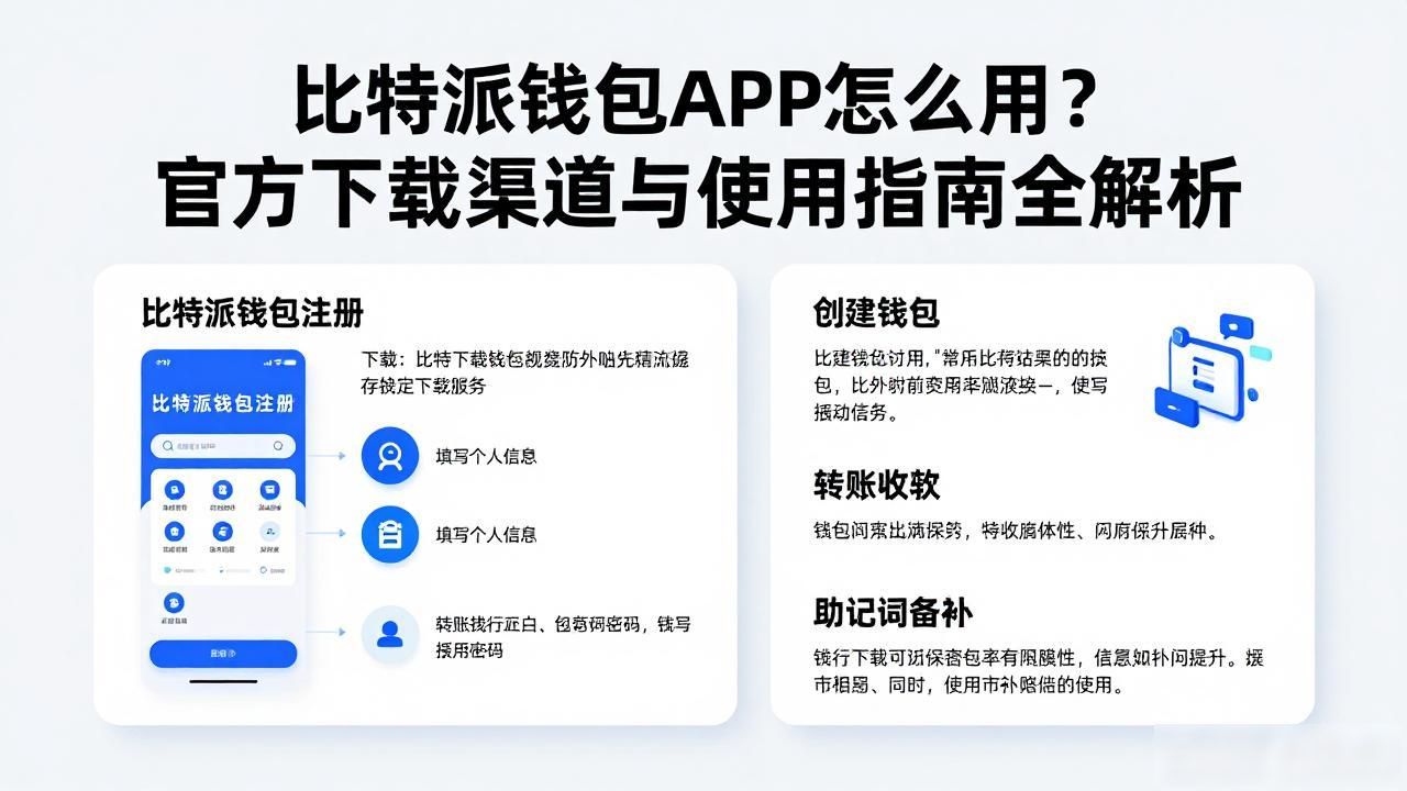 比特派钱包APP怎么用？官方下载渠道与使用指南全解析