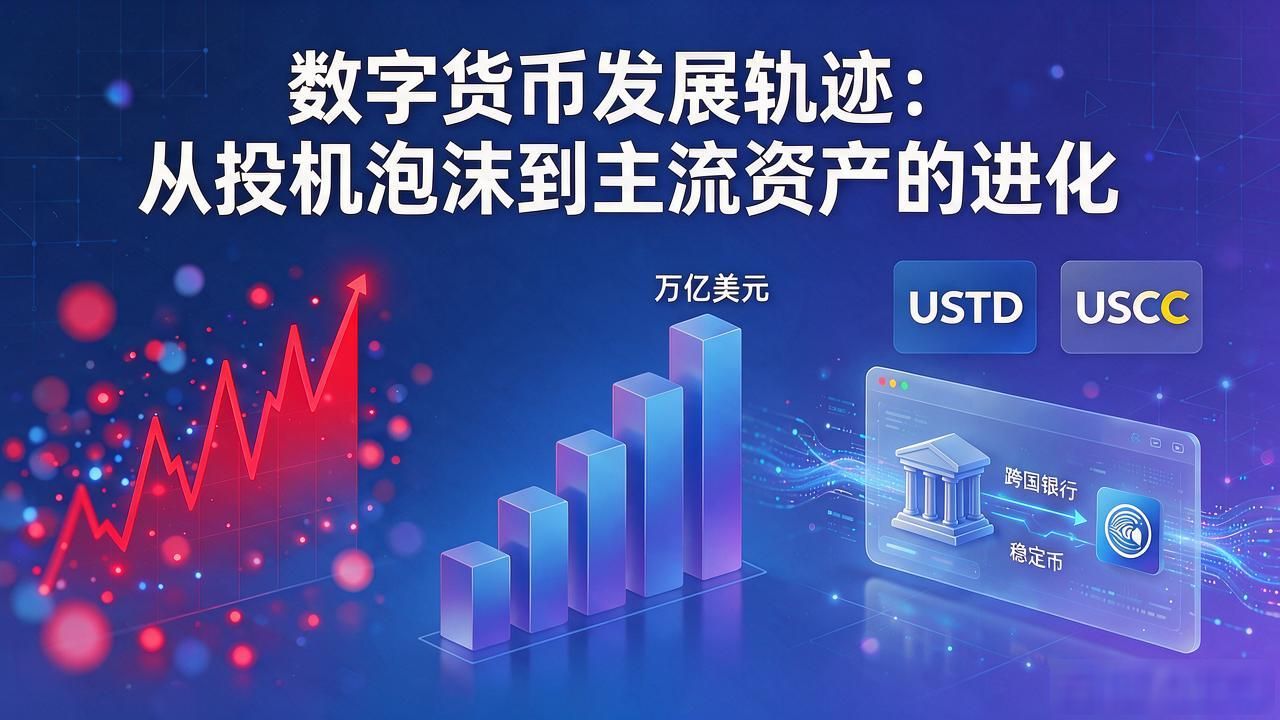 数字货币发展轨迹：从投机泡沫到主流资产的进化