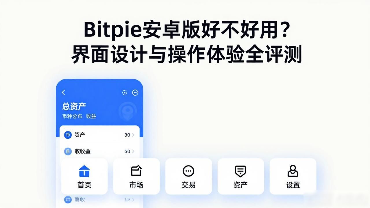 Bitpie安卓版好不好用？界面设计与操作体验全评测