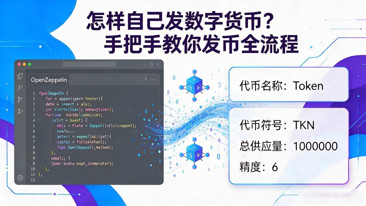 怎样自己发数字货币？手把手教你发币全流程