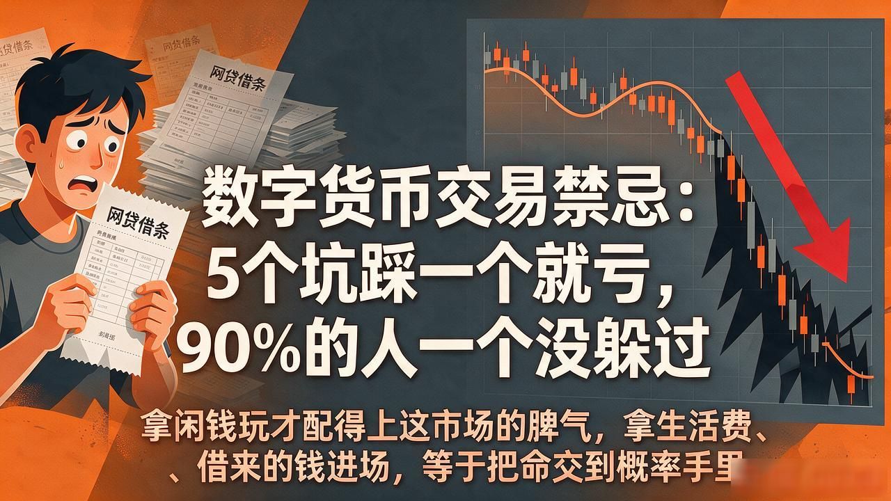 数字货币交易禁忌：5个坑踩一个就亏，90%的人一个没躲过
