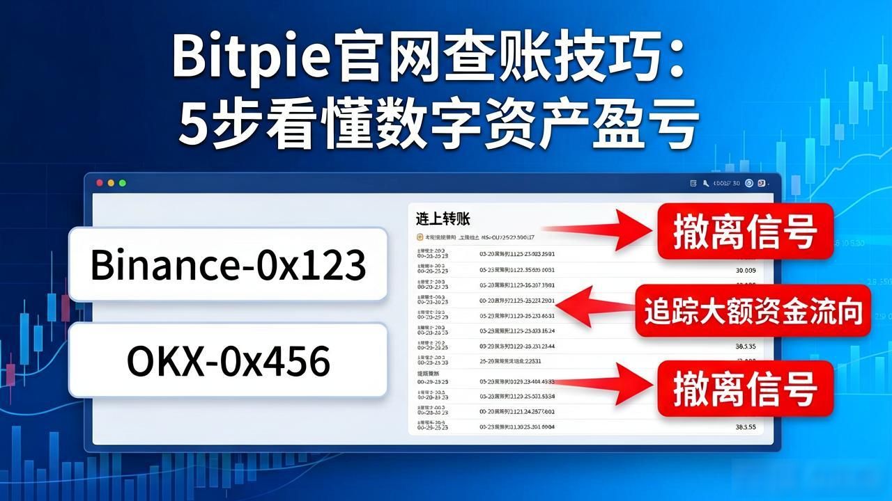 Bitpie官网查账技巧：5步看懂数字资产盈亏