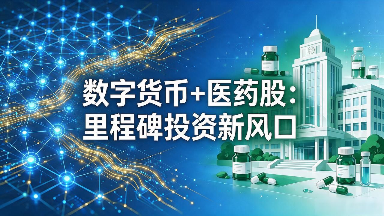 数字货币+医药股：里程碑投资新风口