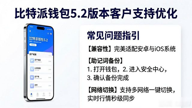 比特派钱包5.2下载后 客户支持怎么更高效？