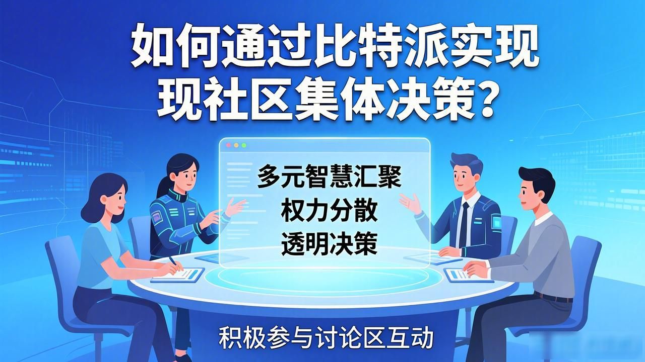 如何通过比特派实现社区集体决策？