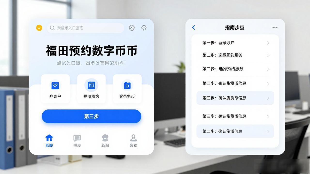 福田预约数字货币 本地参与入口与操作指南