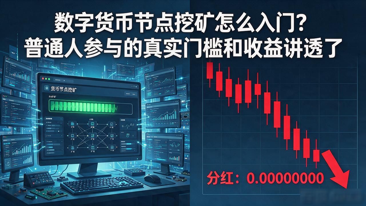 数字货币节点挖矿怎么入门？普通人参与的真实门槛和收益讲透了