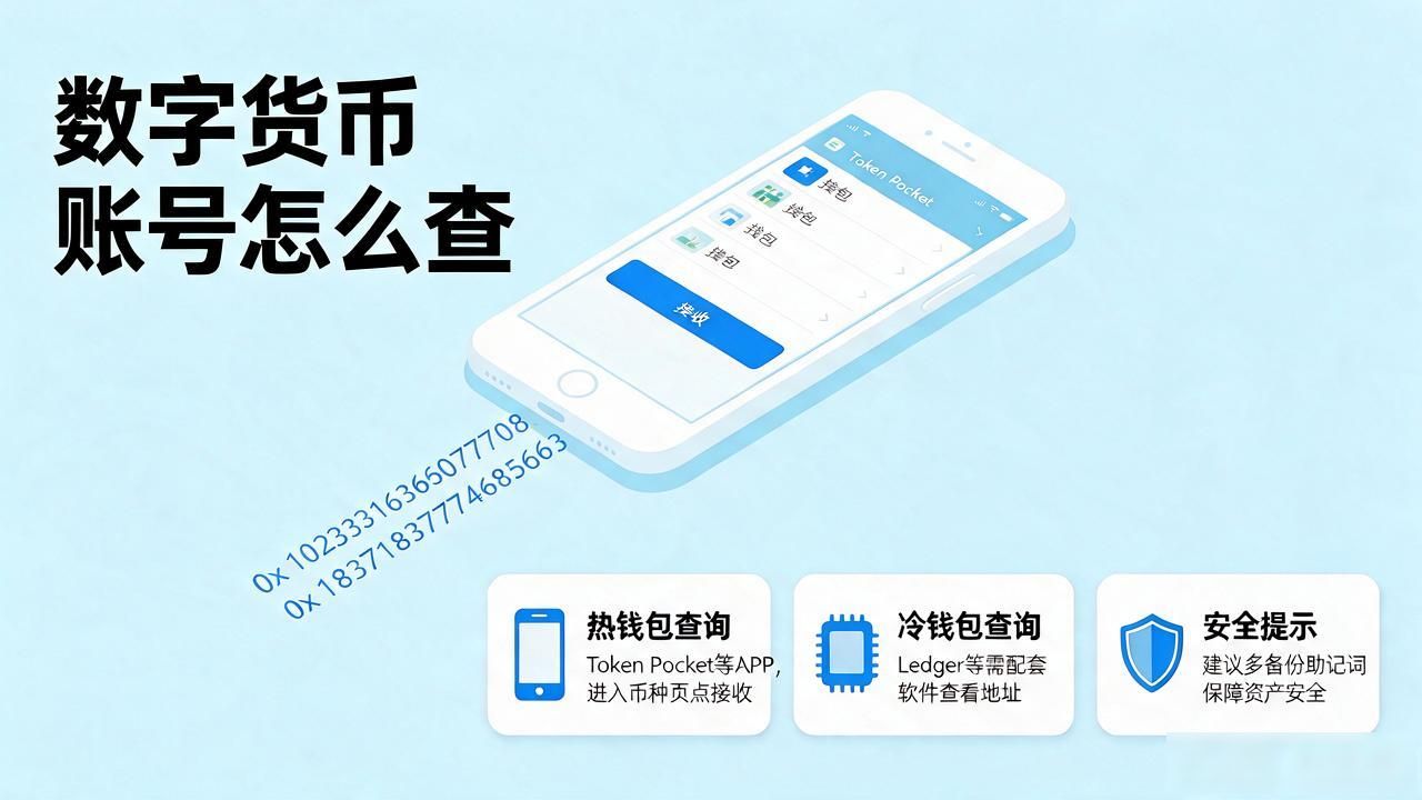 怎么查自己的数字货币账号