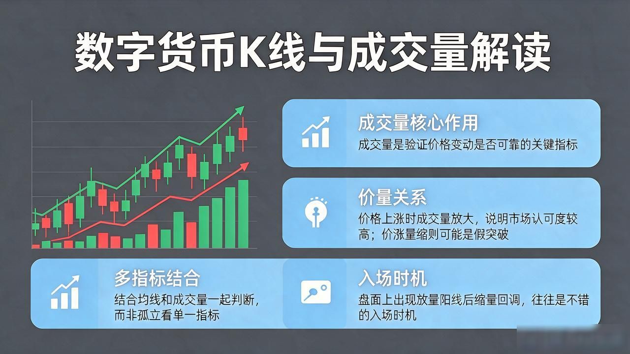 数字货币盘面怎么读：图解K线与成交量，新手必看