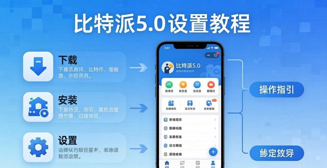 比特派5.0下载后怎么设置？三步搞定