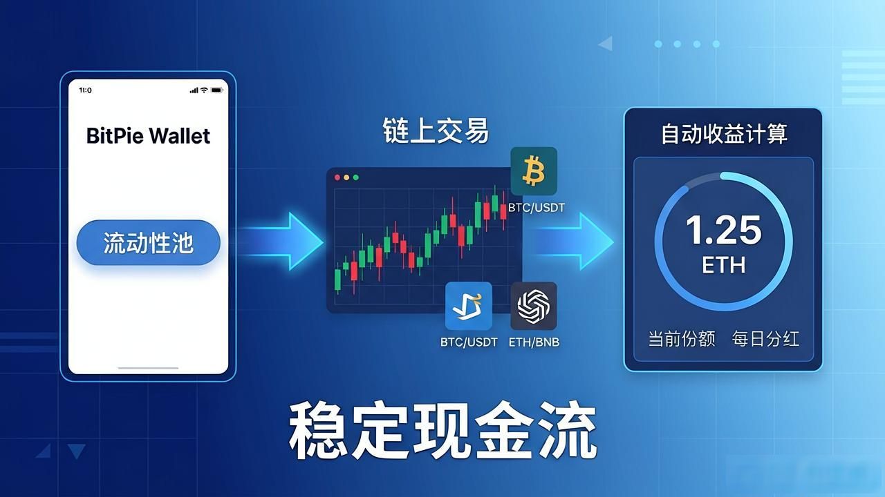 比特派钱包怎么通过流动性池赚钱？