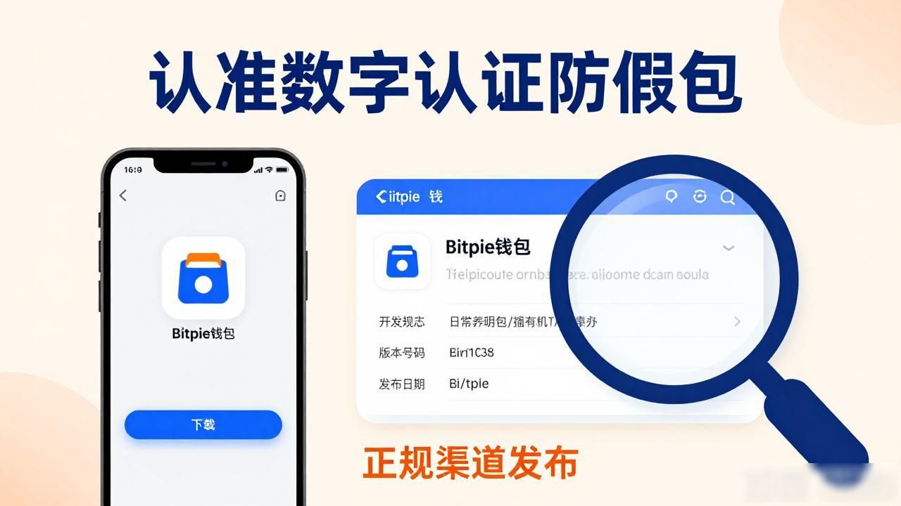 Bitpie钱包怎么下才安全？认准数字认证防假包