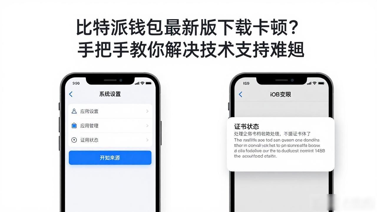 比特派钱包最新版下载卡顿？手把手教你解决技术支持难题
