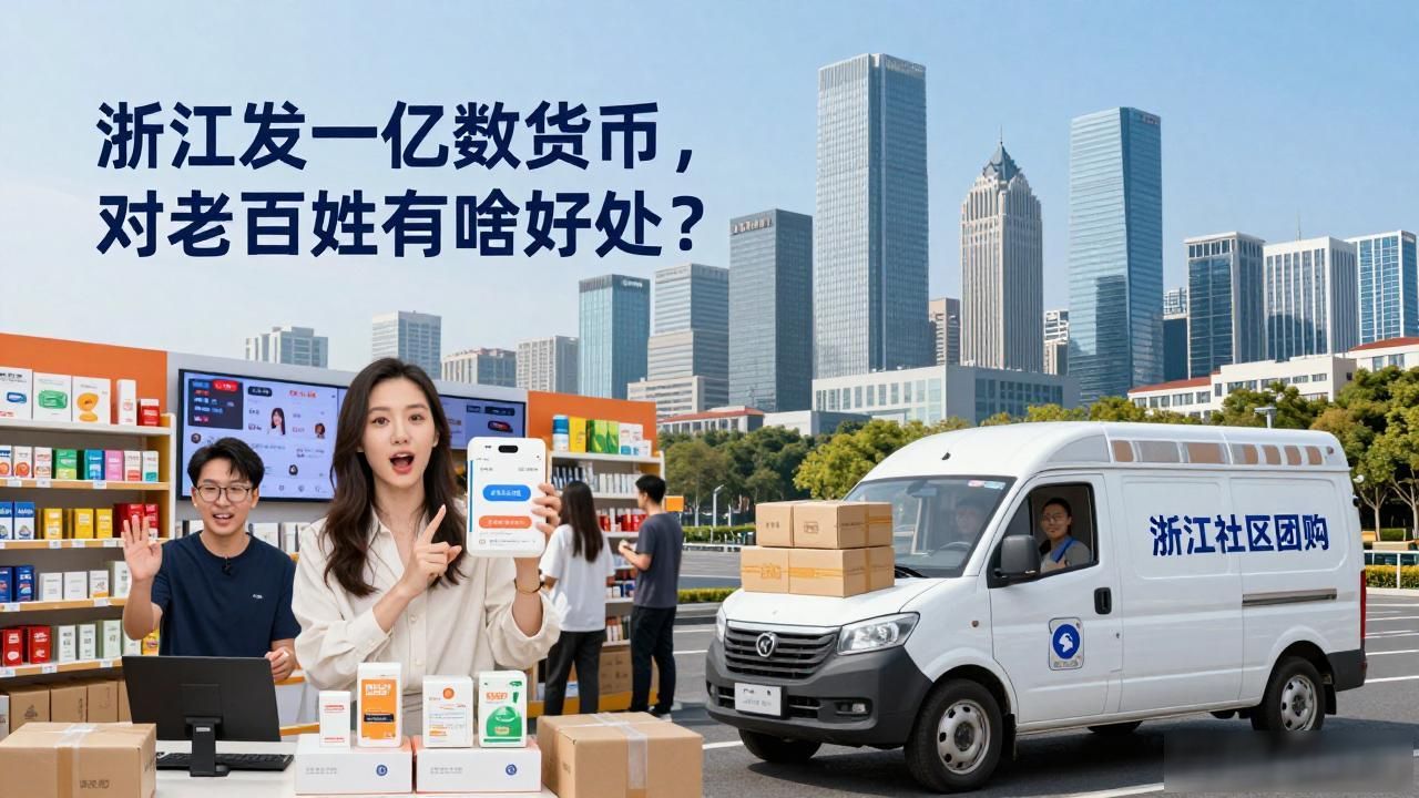 浙江发一亿数字货币，对老百姓有啥好处？