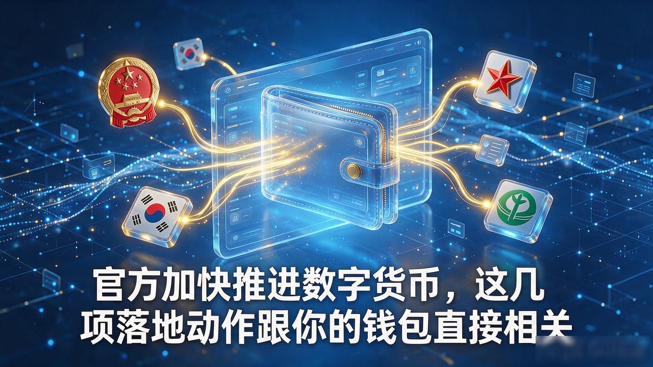 官方加快推进数字货币，这几项落地动作跟你的钱包直接相关