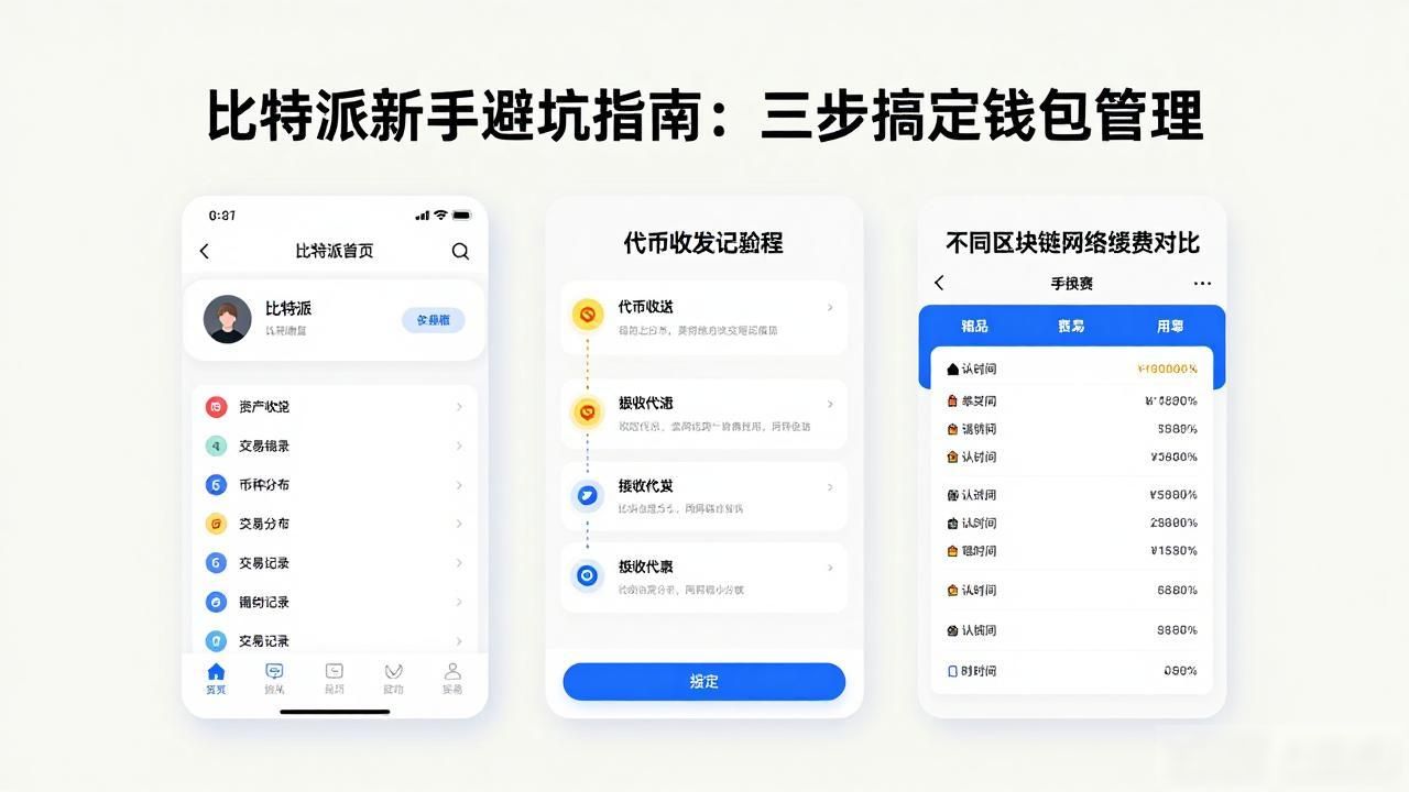 比特派新手避坑指南：三步搞定钱包管理
