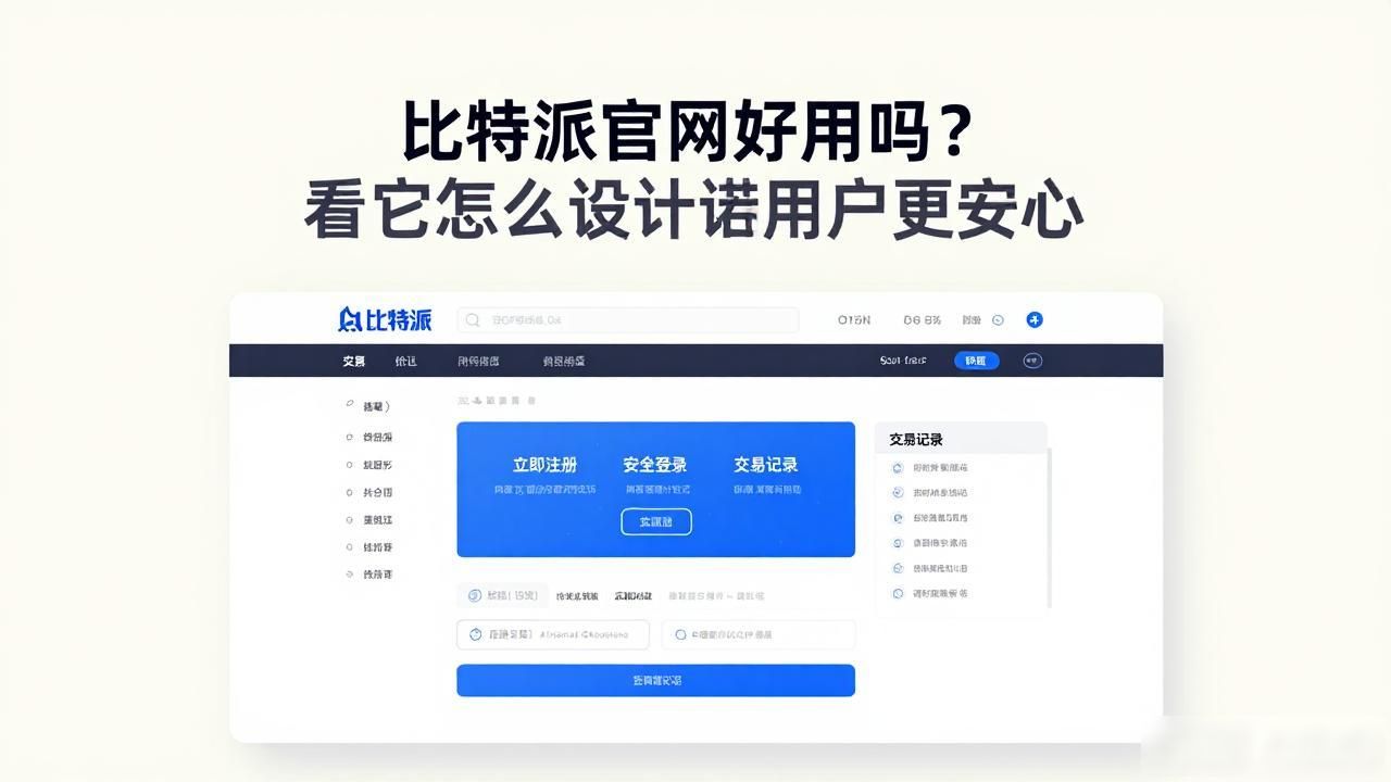 比特派官网好用吗？看它怎么设计让用户更安心