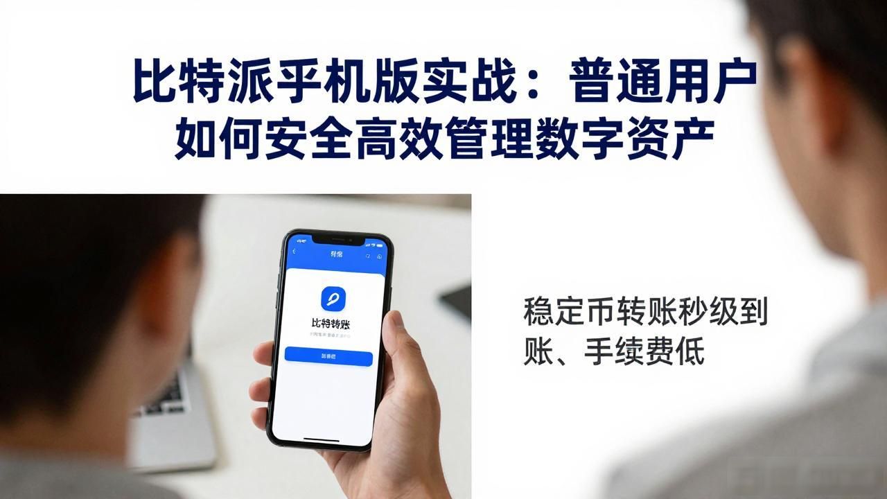 比特派手机版实战：普通用户如何安全高效管理数字资产
