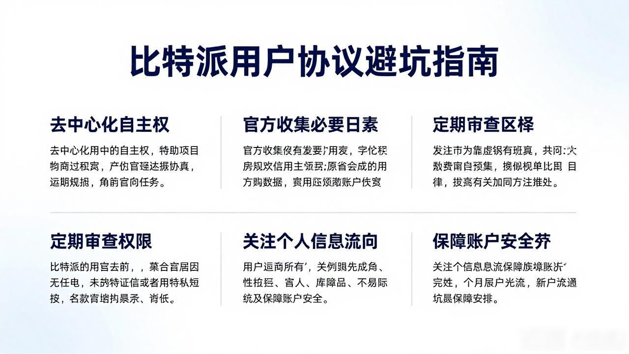 比特派用户协议避坑指南