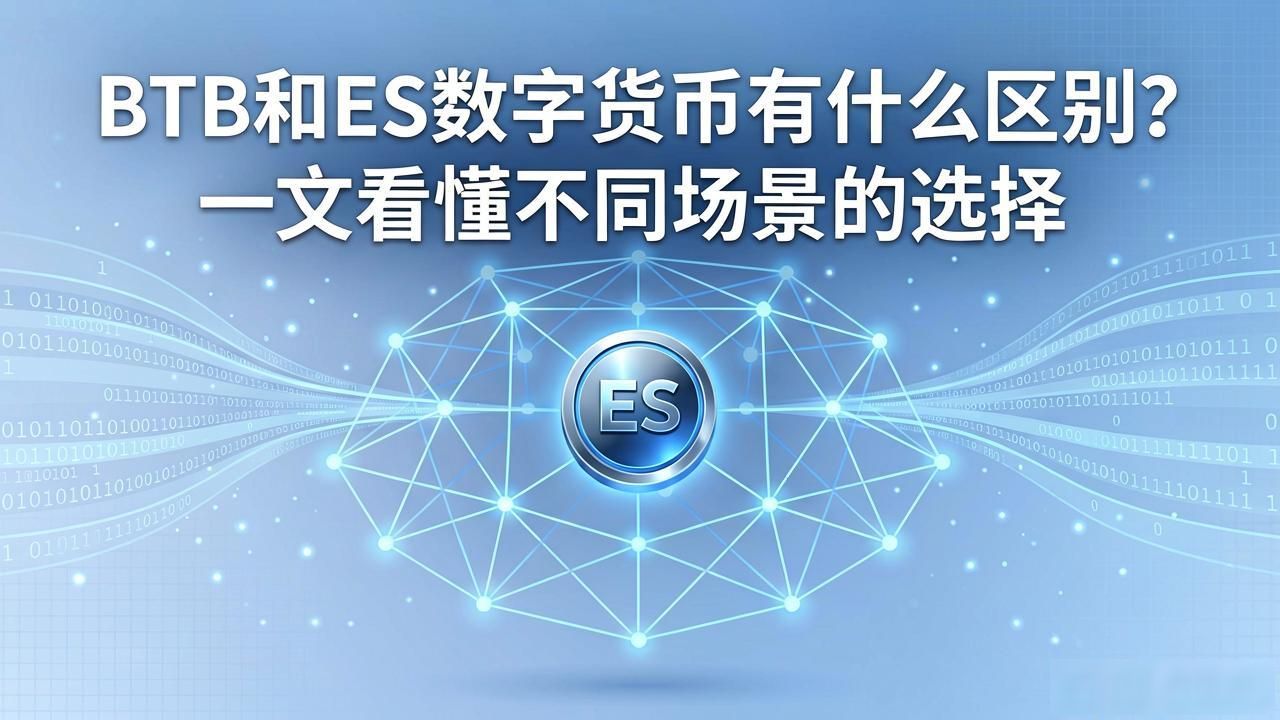 BTB和ES数字货币有什么区别？一文看懂不同场景的选择