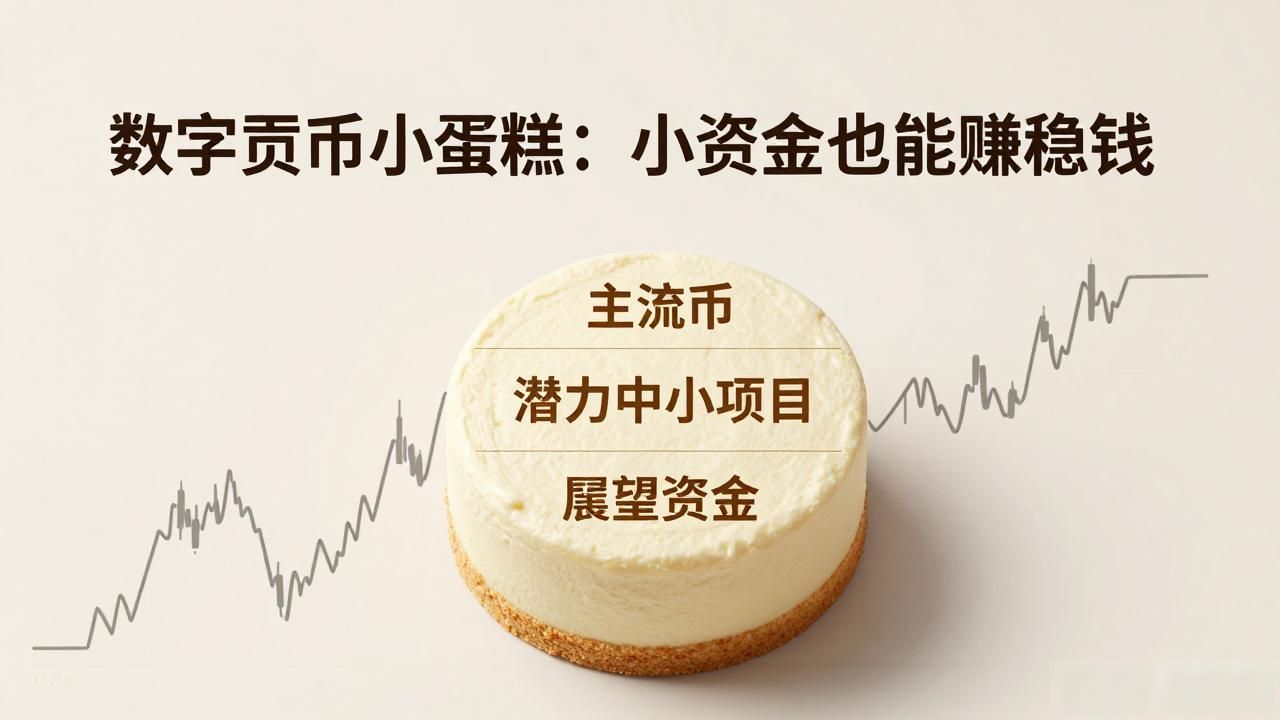 数字货币小蛋糕：小资金也能赚稳钱
