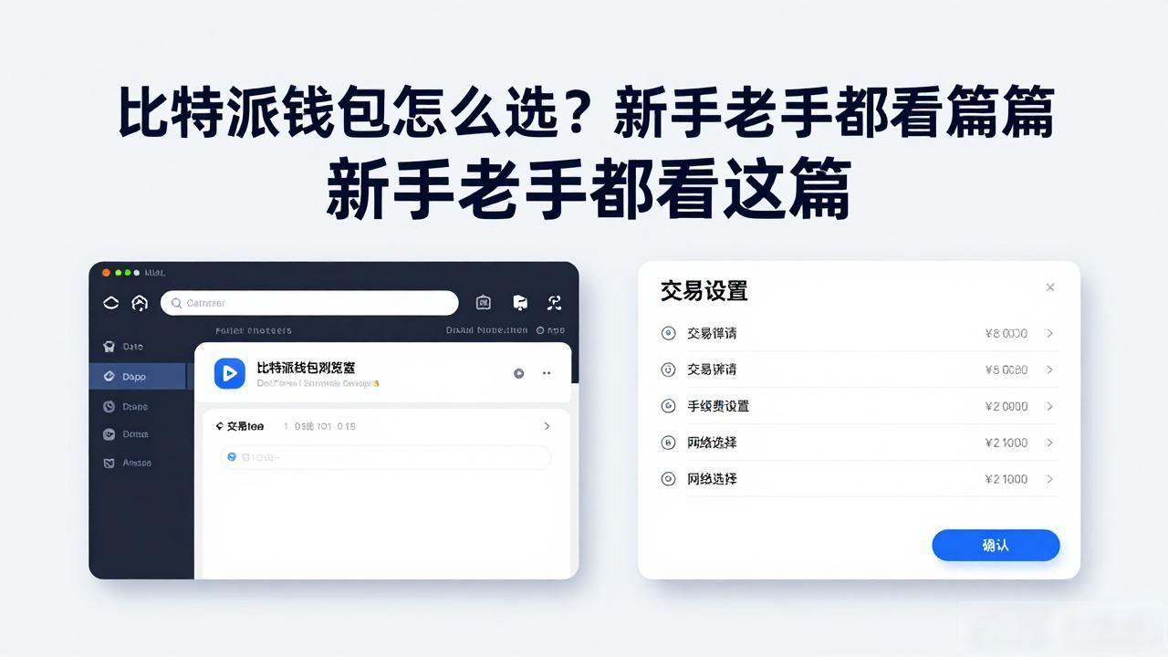 比特派钱包怎么选？新手老手都看这篇