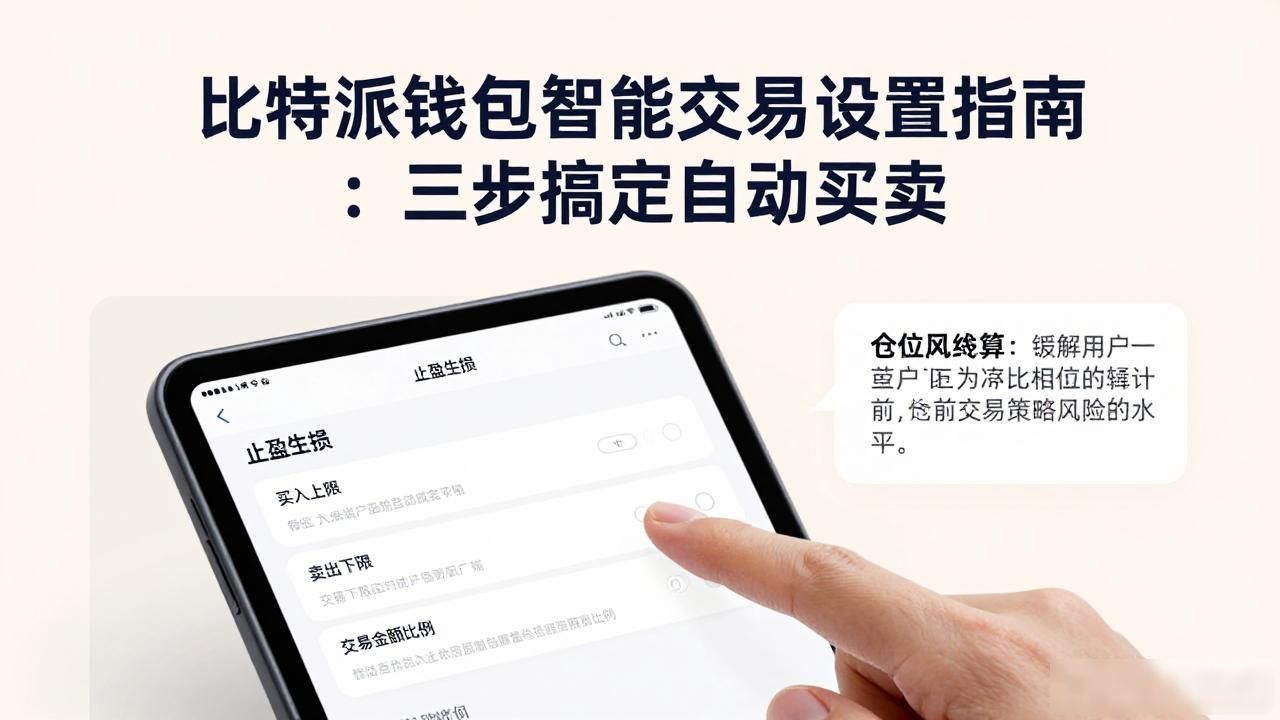比特派钱包智能交易设置指南：三步搞定自动买卖