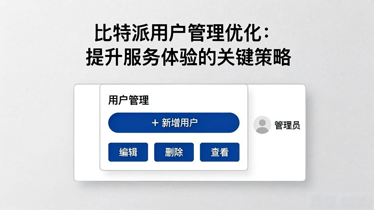 比特派用户管理优化：提升服务体验的关键策略