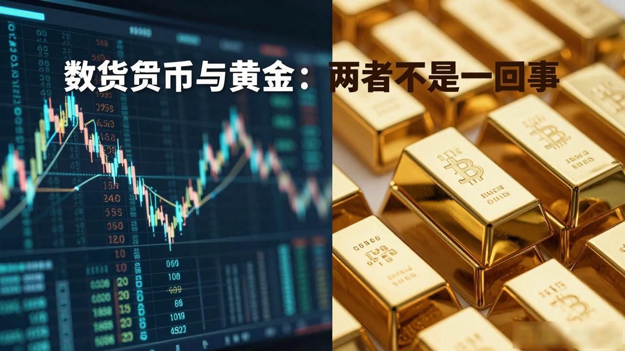 数字货币与黄金：两者不是一回事