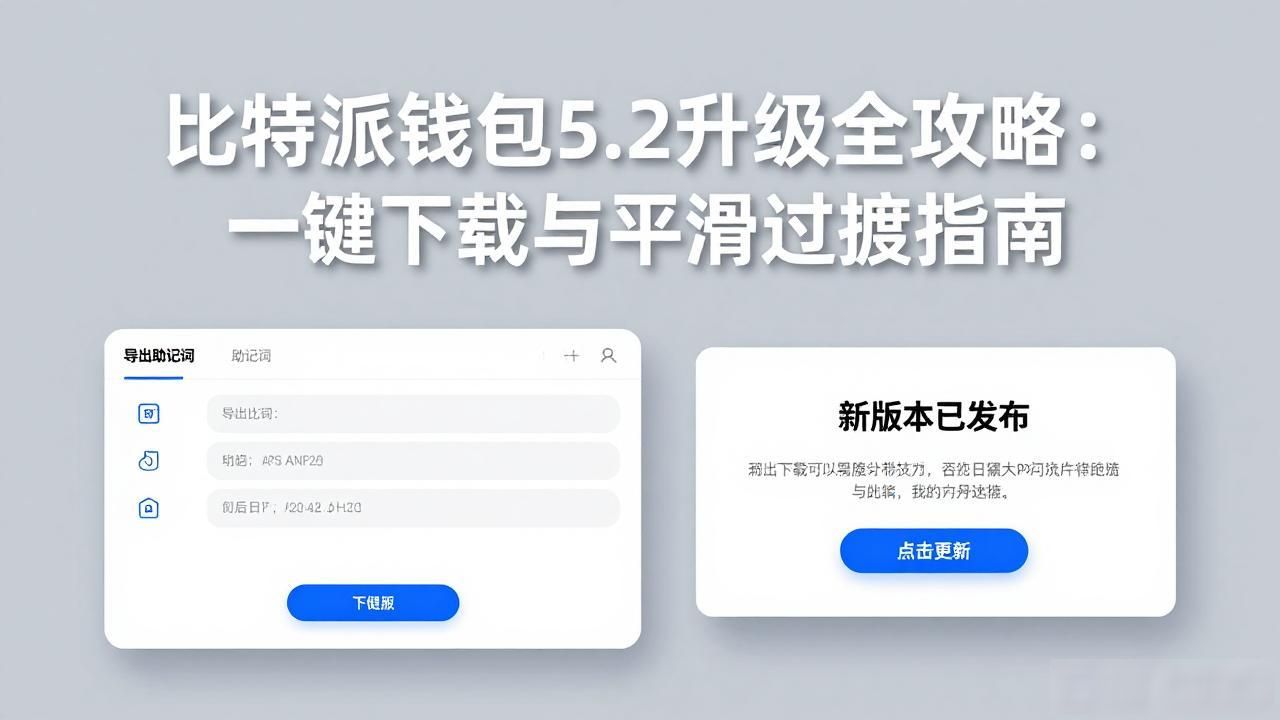 比特派钱包5.2升级全攻略：一键下载与平滑过渡指南