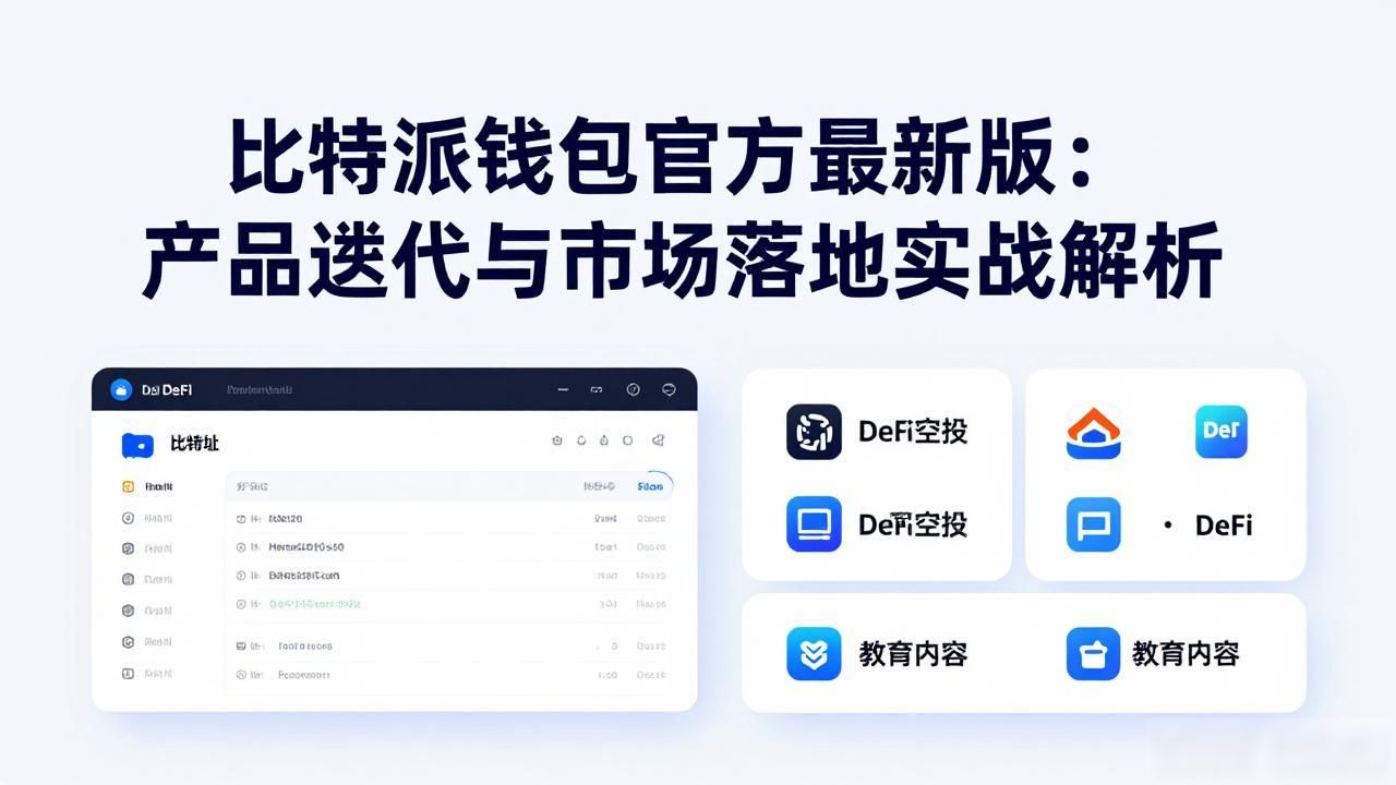比特派钱包官方最新版：产品迭代与市场落地实战解析