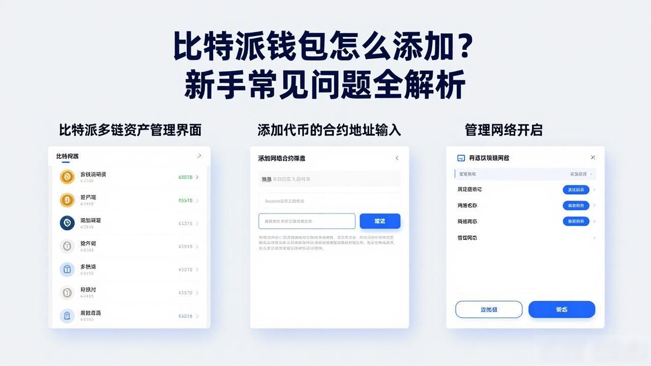 比特派钱包怎么添加？新手常见问题全解析