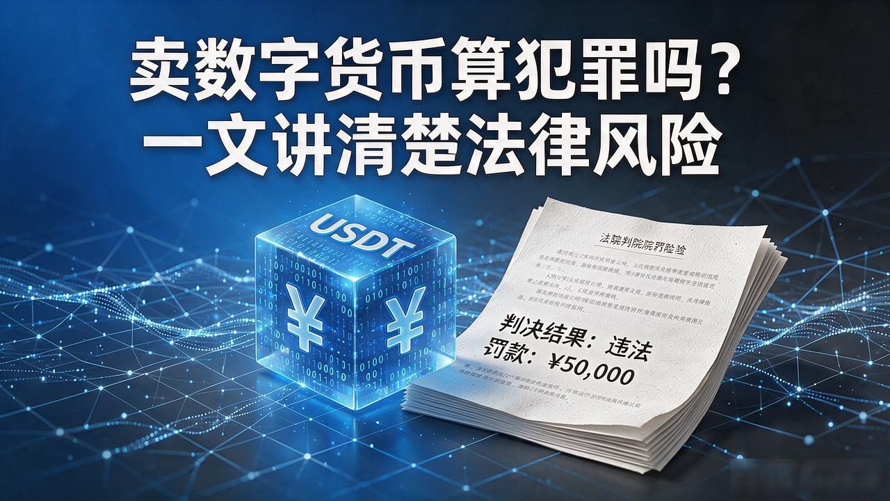 卖数字货币算犯罪吗？一文讲清楚法律风险