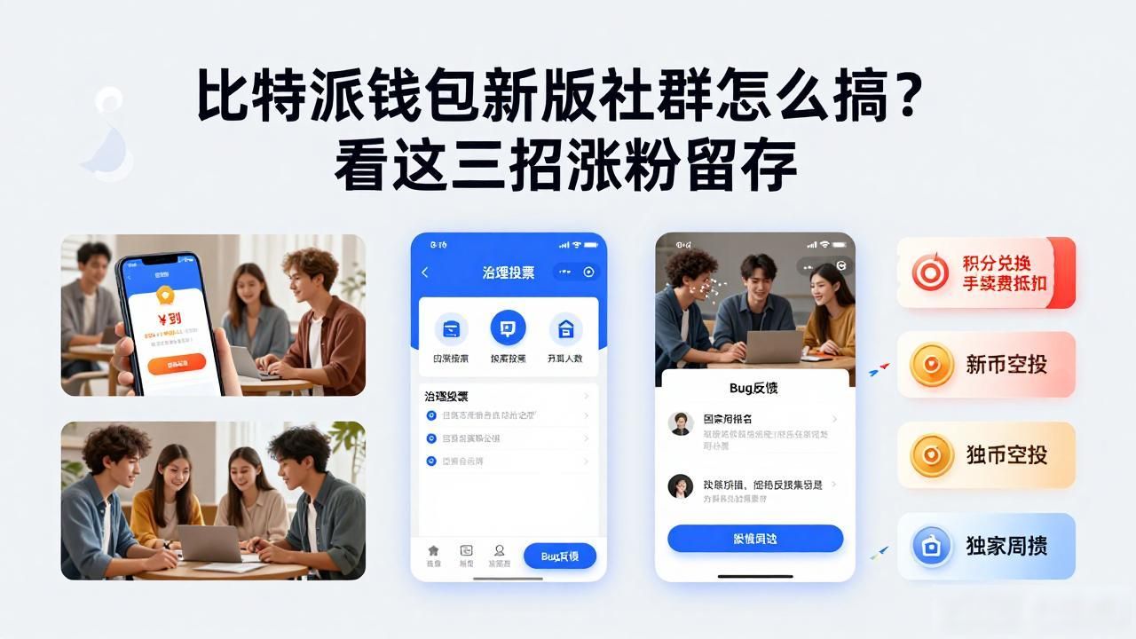 比特派钱包新版社群怎么搞？看这三招涨粉留存