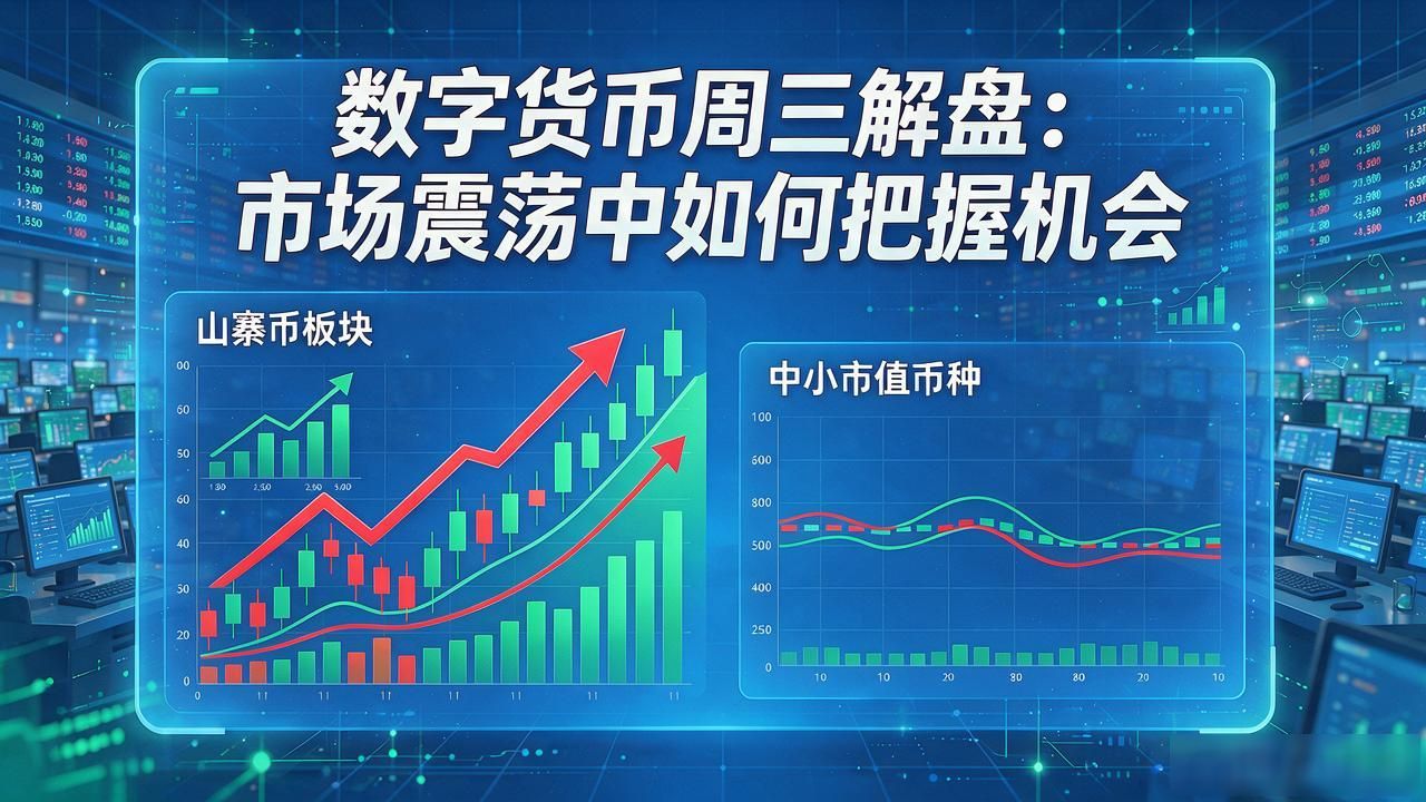 数字货币周三解盘：市场震荡中如何把握机会