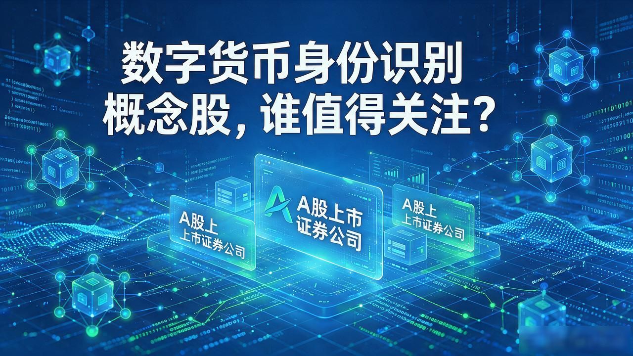 数字货币身份识别概念股，谁值得关注？