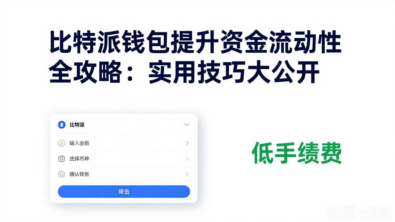 比特派钱包提升资金流动性全攻略：实用技巧大公开