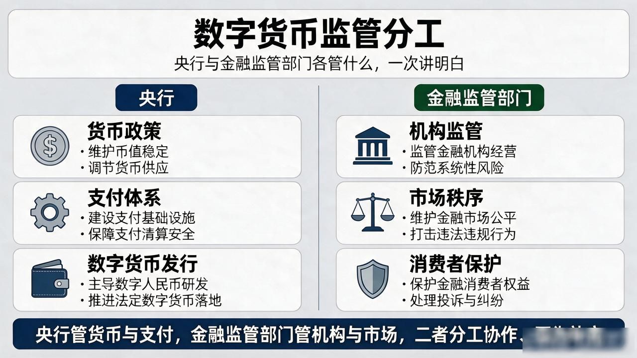 数字货币银监会到底管什么？跟央行怎么分工，一次讲明白