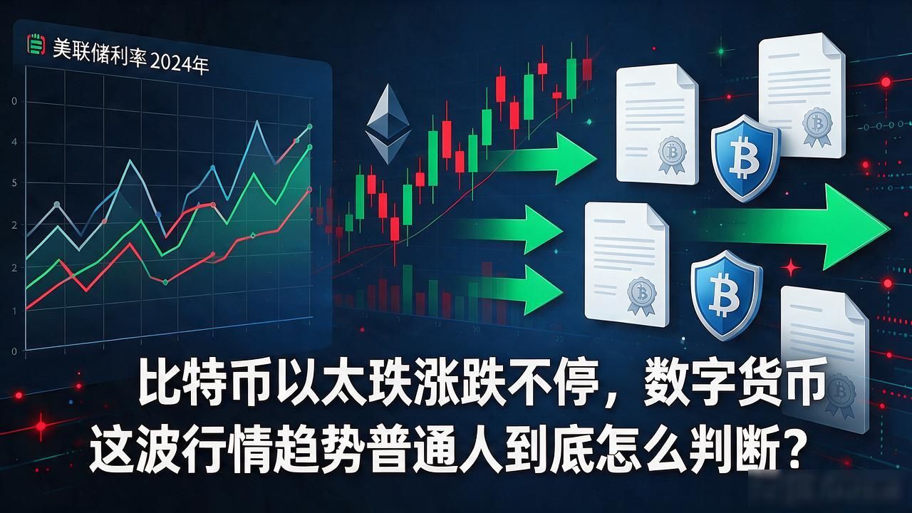 比特币以太坊涨跌不停，数字货币这波行情趋势普通人到底怎么判断