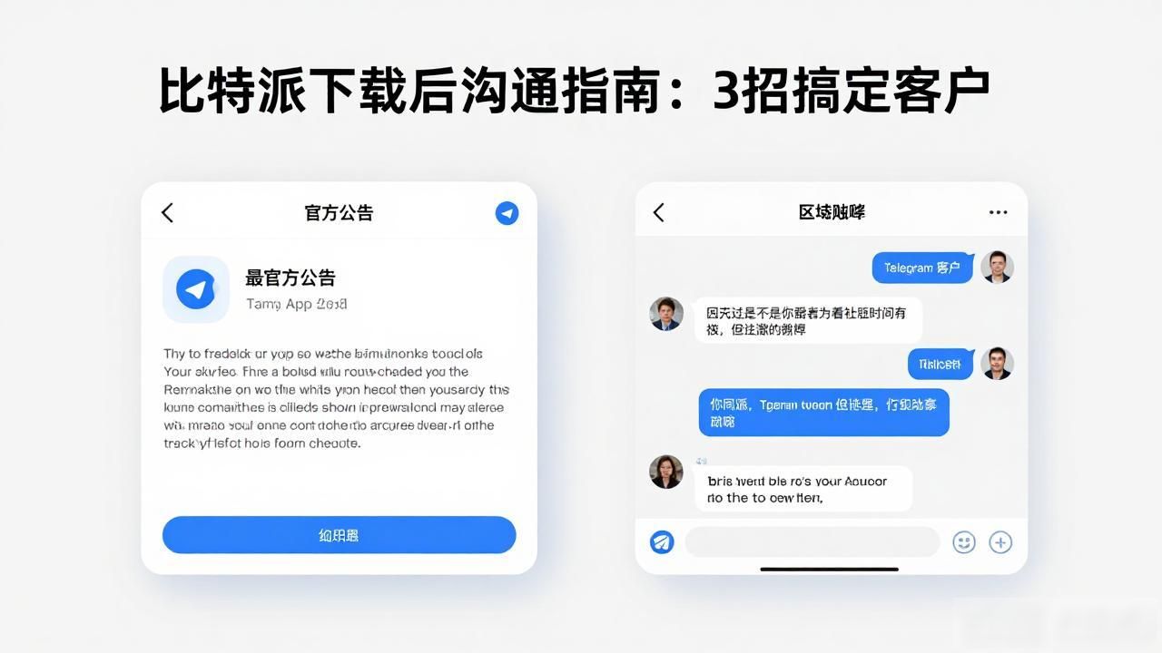 比特派下载后沟通指南：3招搞定客户