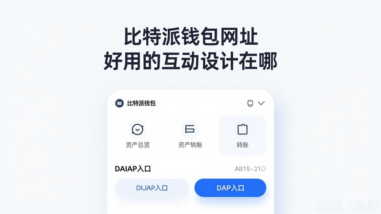 比特派钱包网址 好用的互动设计在哪